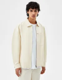 Baumwolljacke mit Reißverschluss